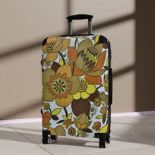 Load image into Gallery viewer, Flower Pattern Suitcase - Trendy Luggage for Adventure Seekers, Travel, Vacation, Gift for Travelers, Floral Design