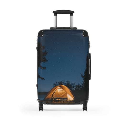 Starry Night Camping Suitcase, Travel Luggage, Adventure Bag, Outdoor Gear, Perfect for Camping Trips, Holiday Travel