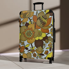 Load image into Gallery viewer, Flower Pattern Suitcase - Trendy Luggage for Adventure Seekers, Travel, Vacation, Gift for Travelers, Floral Design