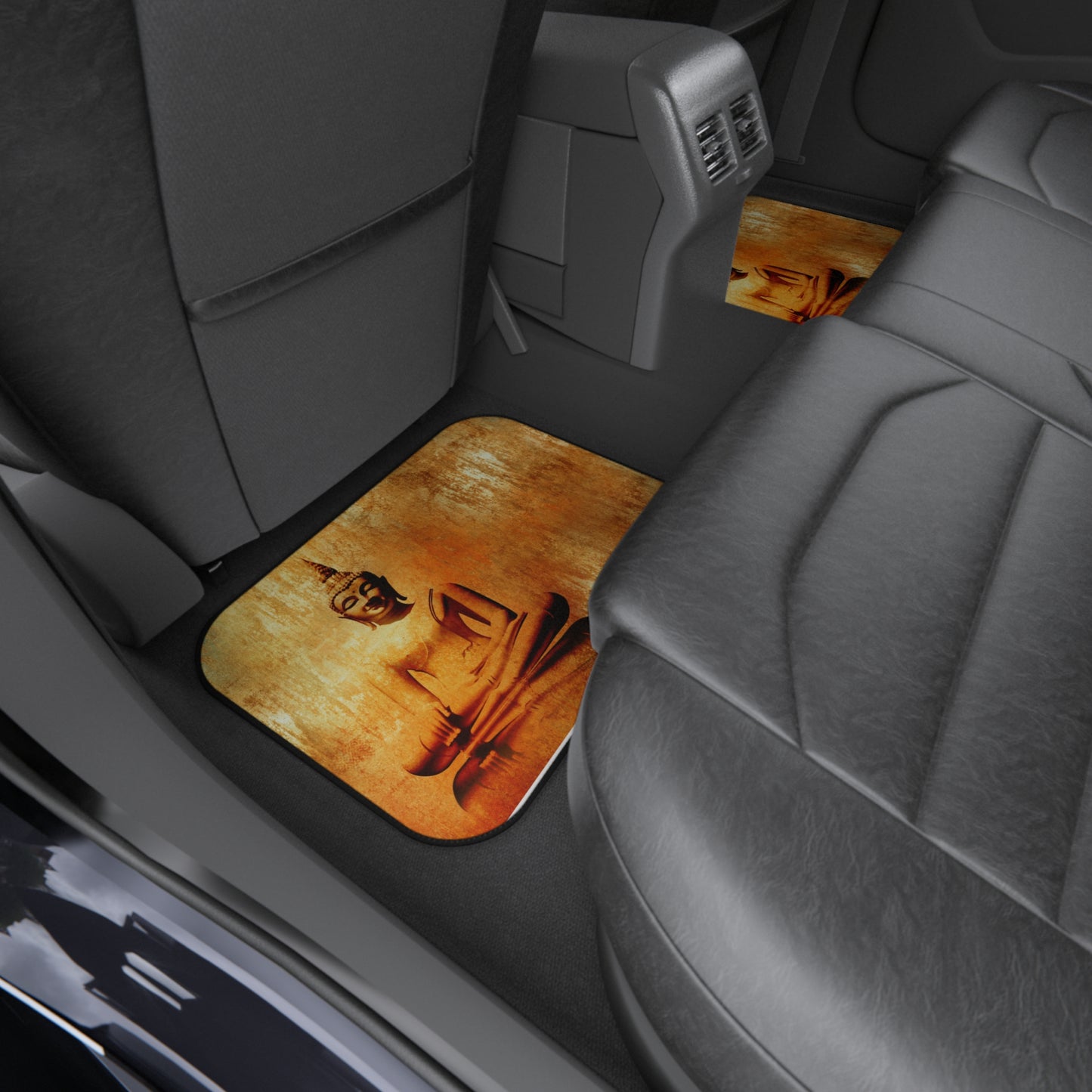 Zen Buddha Car Mats - Spiritual Vehicle Accessories, Decor for Mindful Living, Gift for Wellness Enthusiasts, Automotive Floor Mats, [...]