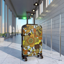 Load image into Gallery viewer, Flower Pattern Suitcase - Trendy Luggage for Adventure Seekers, Travel, Vacation, Gift for Travelers, Floral Design