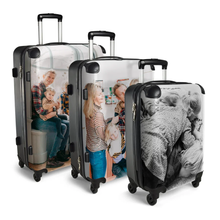 Load image into Gallery viewer, Custom Traveller Luggage Set - 3-Piece with Photos &amp; Logo, UV Resistant &amp; Waterproof