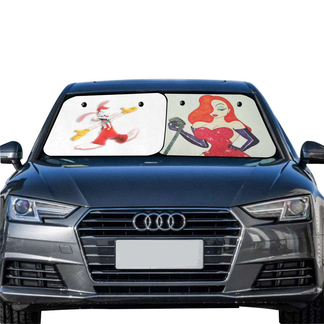 Jessica Rabbit Roger Car Sun Shade