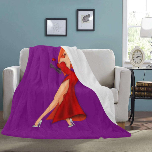 Jessica Rabbit Fleece Blanket