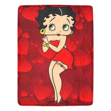 Load image into Gallery viewer, Betty Boop Fleece Blanket