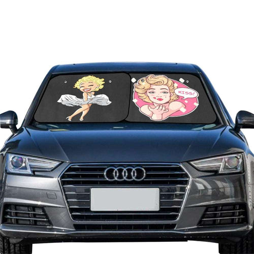 Marilyn Monroe Car Sun Shade Set