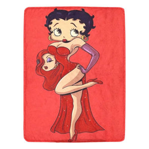 Betty Boop Fleece Blanket Jessica Rabbit