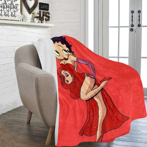 Betty Boop Fleece Blanket Jessica Rabbit